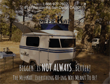 Tablet Screenshot of meerkattrailers.com